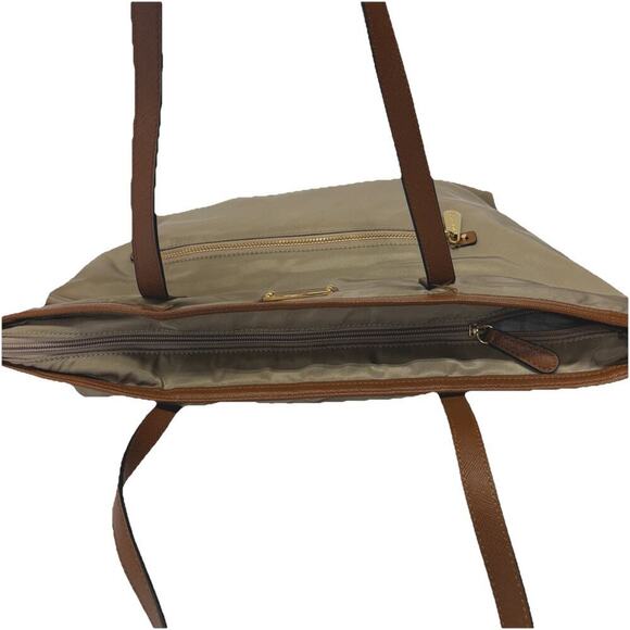 Michael Kors Montauk Large Nylon Tote Dusk Kahki Green Shoulder bag tote - Picture 4 of 16